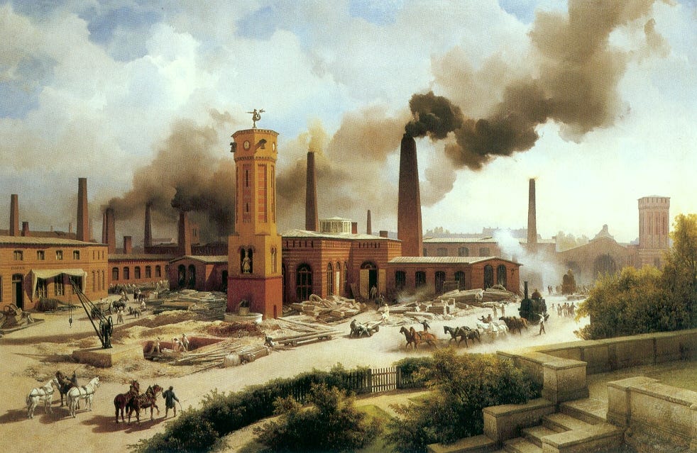 Another depiction of an early industrial factor