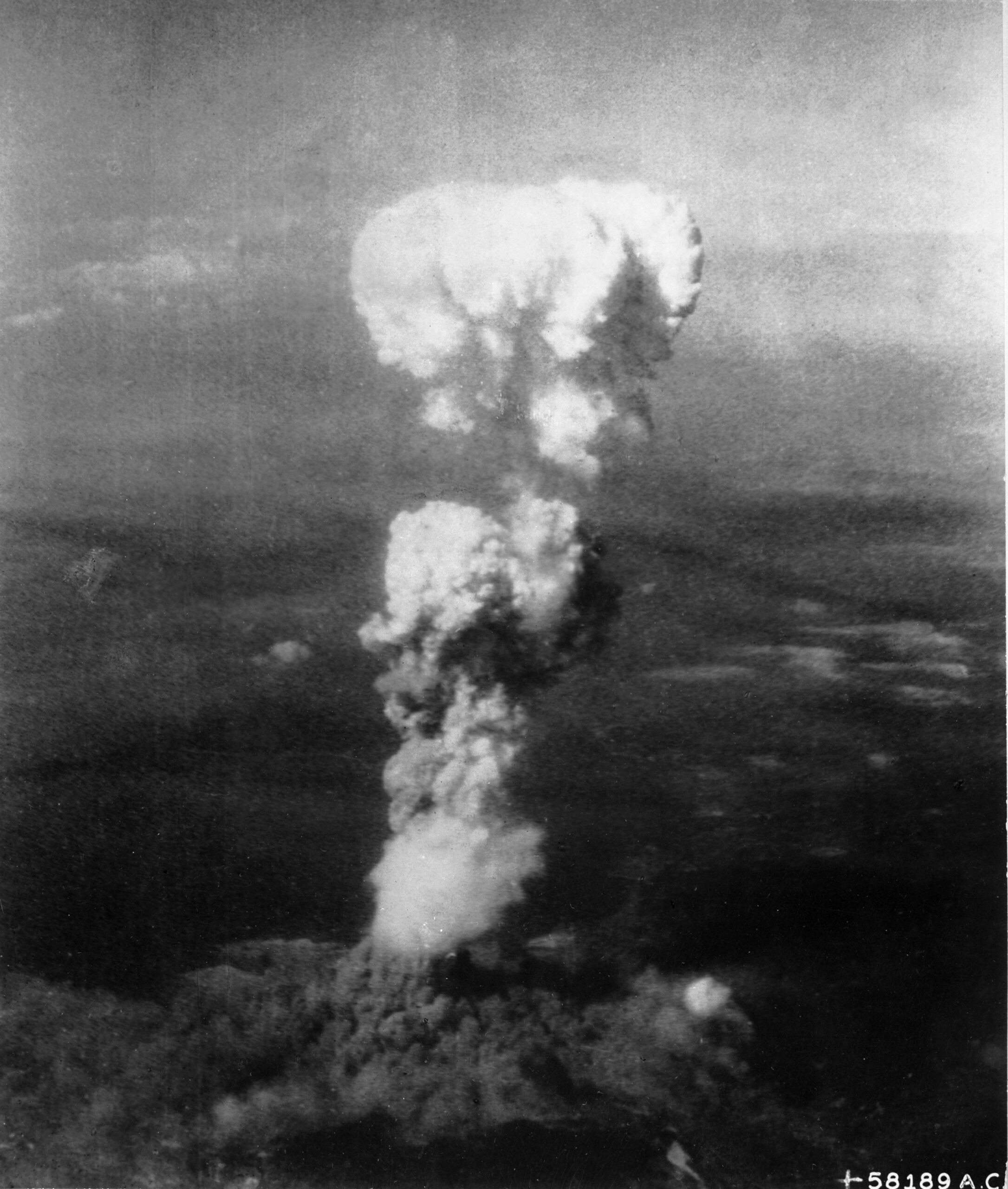 Atomic cloud over Hiroshima