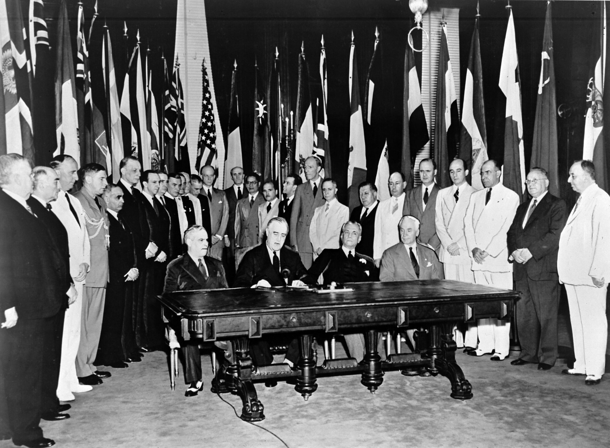 Signing Declaration by United Nations